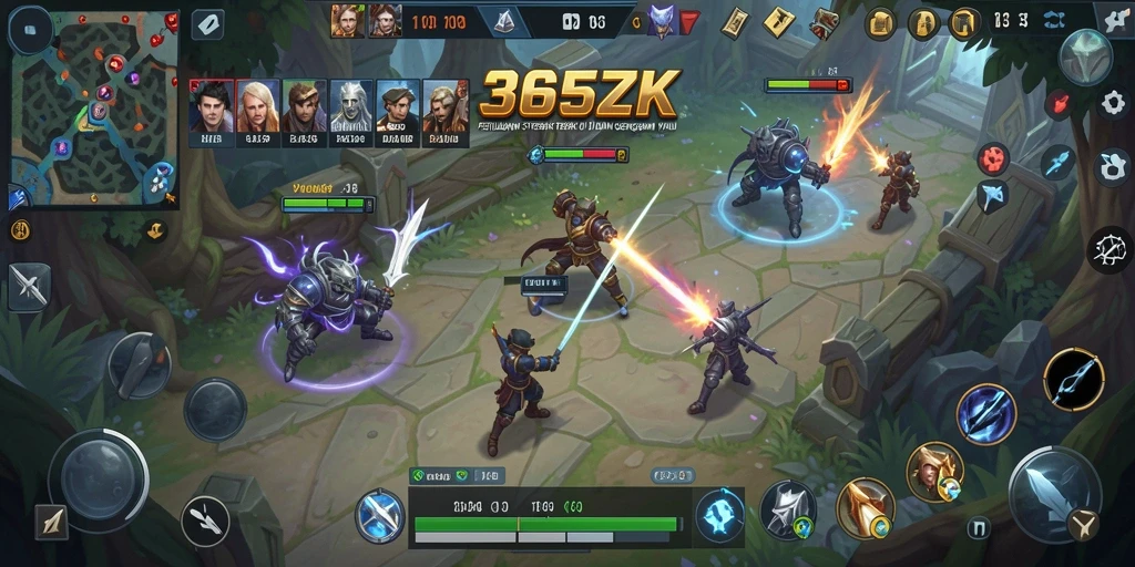 Menampilkan pengalaman gameplay strategis seru di 365ZK.