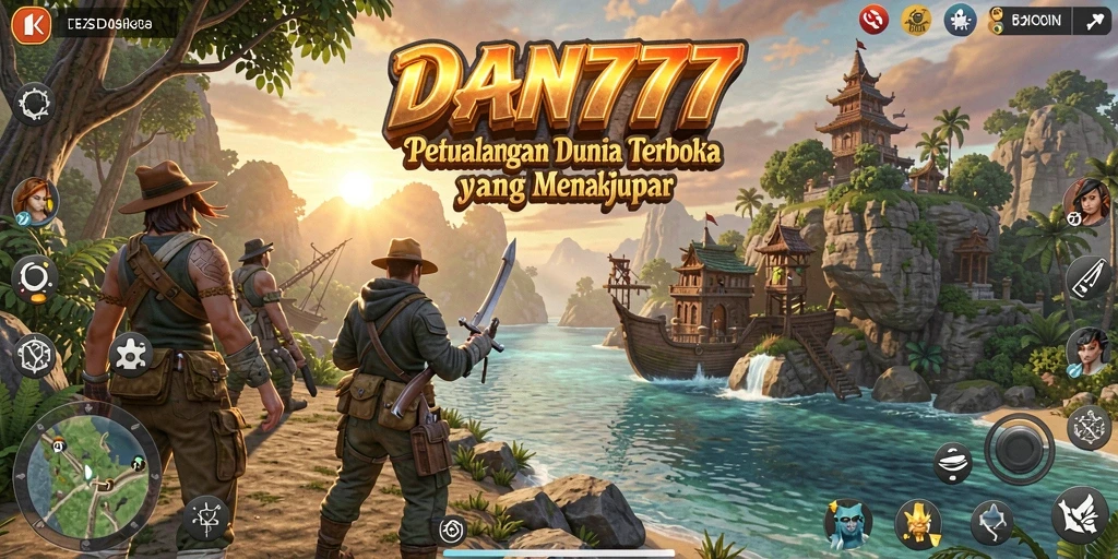 Tampilan gameplay yang mendebarkan di dunia terbuka.