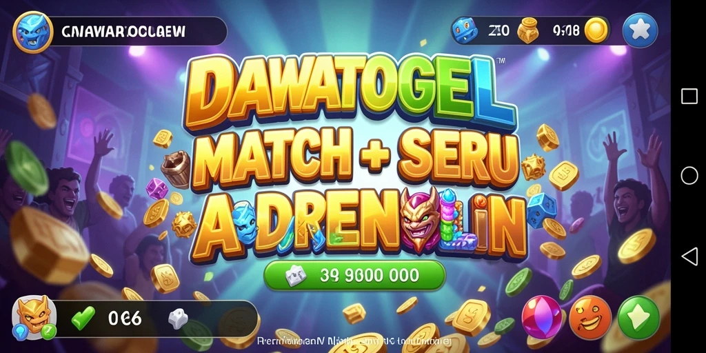 Screenshot gameplay DAWATOGEL yang menampilkan aksi mencocokkan item.
