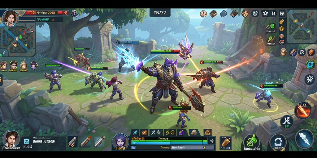 Tampilan gameplay YN777 menampilkan strategi dinamis dan grafis yang menawan.